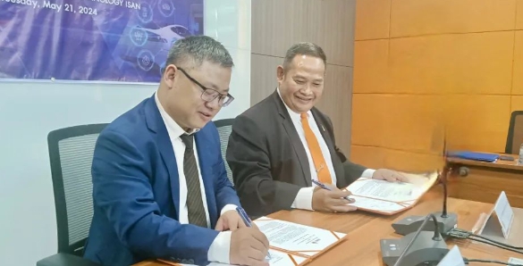 蜂巢能源与泰国东北部皇家科技大学签署合作备忘录